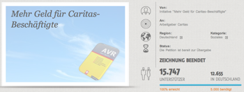 caritas-petition